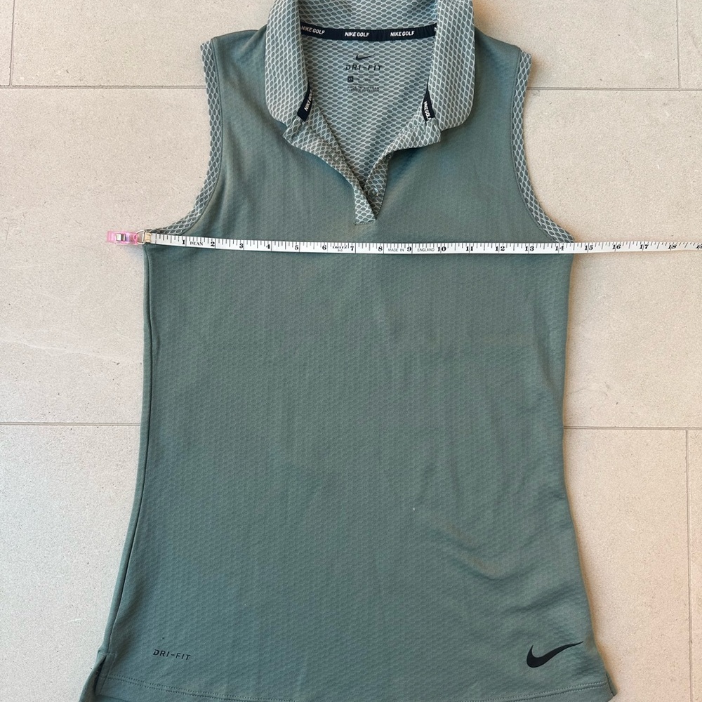 Nike Women's Sage Sleeveless Sage Green Golf Polo